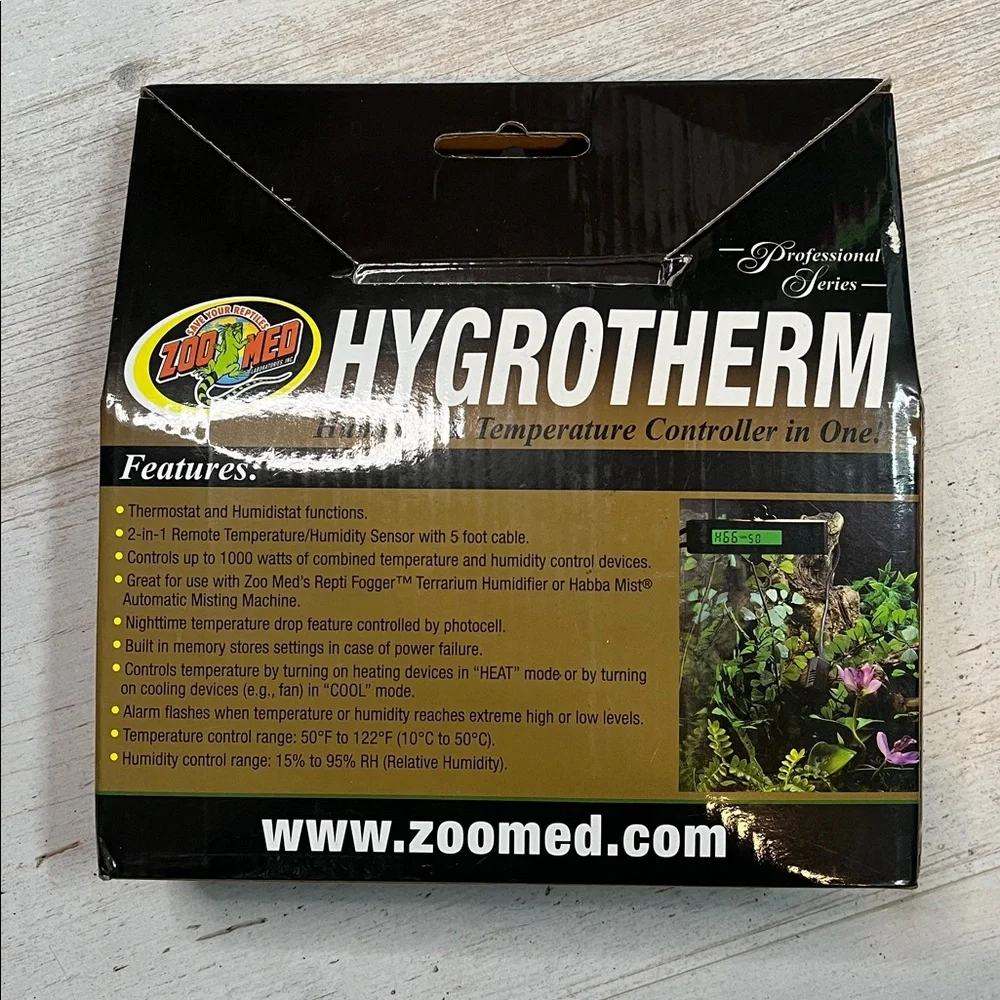 Zoo Med Professional Series Hygrotherm Controller Humidity and Temperature